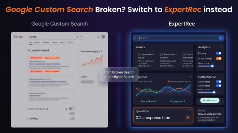 Google Custom Search Broken - Switch to Expertrec Instead