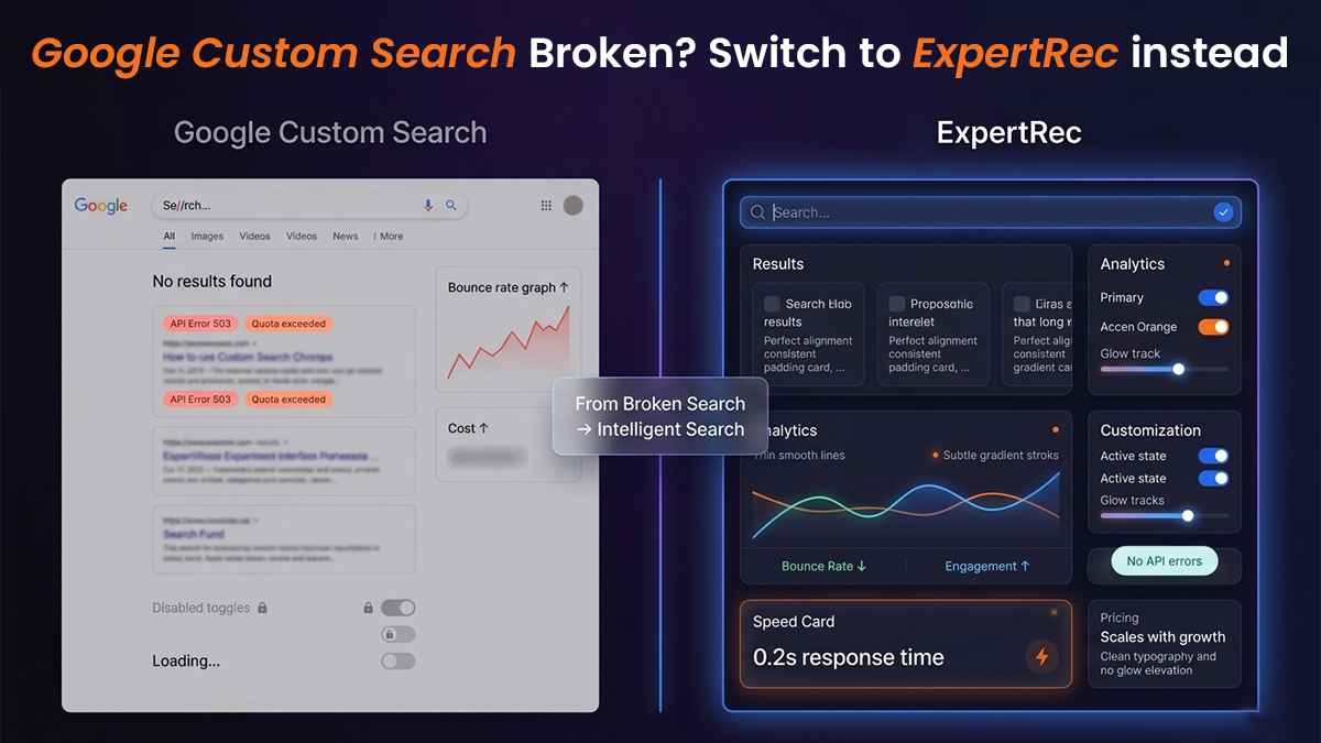Google Custom Search Broken - Switch to Expertrec Instead