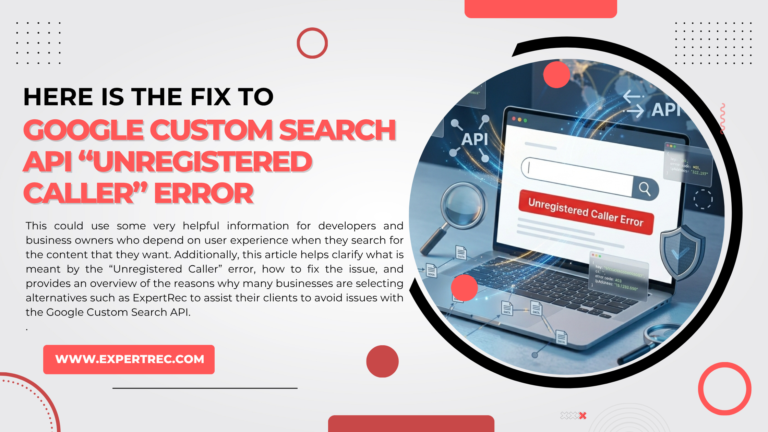Google custom search API Unregistered Caller error - here's the fix