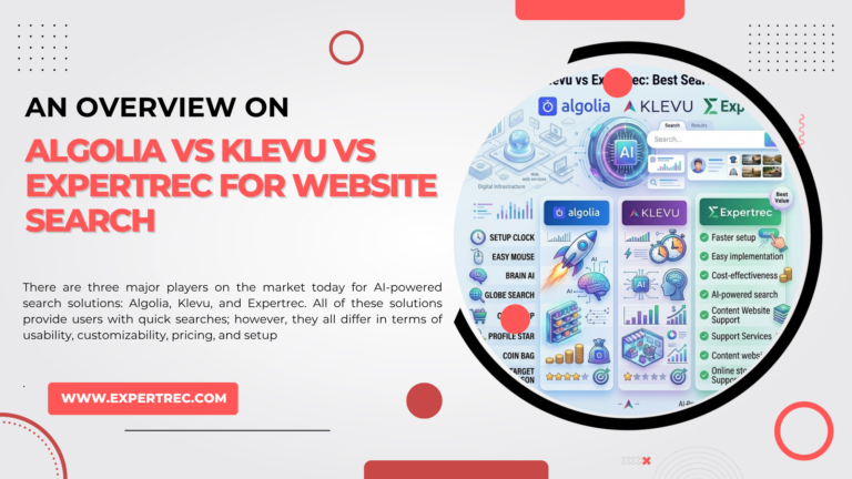 Algolia vs Klevu vs Expertrec