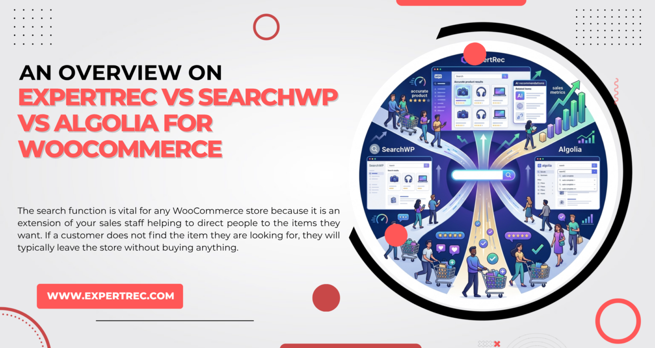 ExpertRec vs SearchWP vs Algolia for WooCommerce